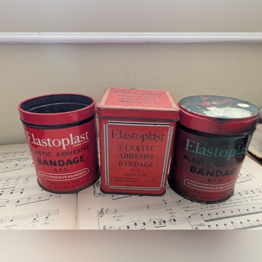 Elastoplast Red Bandage Tins